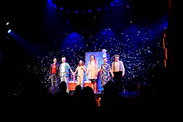Anouk, premiere, GOP, theater, Essen, childrens musical, authors, Hendrikje Balsmeyer, Peter Maffay, actors, Anouk Leonie Ocker, grandmother and Affi Barbara Köhler, mother Alina Hill, father Mathias Meffert, Yaris Vincent Heinen, grandfather Sebastian Ciminski Knille and Ambrogio Vinella respectively Copyright: xHWxRIECKx