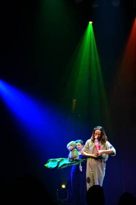Anouk, premiere, GOP, theater, Essen, childrens musical, authors, Hendrikje Balsmeyer, Peter Maffay, actors, Anouk Leonie Ocker, grandmother and Affi Barbara Köhler, mother Alina Hill, father Mathias Meffert, Yaris Vincent Heinen, grandfather Sebastian Ciminski Knille and Ambrogio Vinella respectively Copyright: xHWxRIECKx