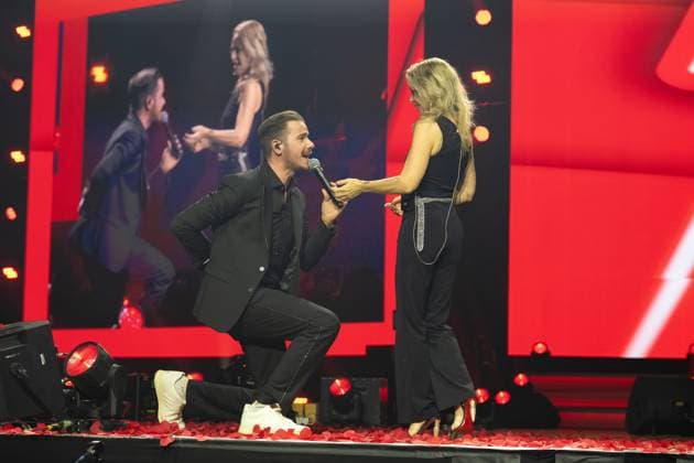 Schlager Night of the Year 2025 Michelle and Eric Philippi at the Schlager Night of the Year 2025 on 06 12 2025 in the Festhalle Frankfurt Frankfurt Festhalle Hessen