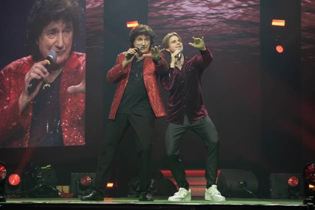 Schlager Night of the Year 2025 Olaf der Flipper and Vincent Gross at the Schlager Night of the Year 2025 on 06 12 2025 in the Festhalle Frankfurt Frankfurt Festhalle Hessen