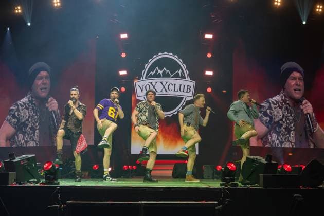 Schlager Night of the Year 2025 VOXXCLUB at the Schlager Night of the Year 2025 on 06 12 2025 in the Festhalle Frankfurt Frankfurt Festhalle Hessen