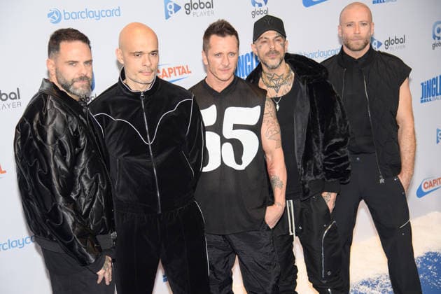 Capital s Jingle Bell Ball with Barclaycard Arrivals 2025 Sunday at O2 Arena, London (L-R) - Scott Robinson, Sean Conlon, Ritchie Neville, Abz Love, Jason Paul Brown of Five attends Capital s Jingle Bell Ball with Barclaycard 2025 at O2 Arena, London, England, UK on Sunday 7 December, 2025., Credit:Justin Ng Avalon UK, England, London, O2 Arena Copyright: xJustinxNgx xAvalonx 1057449105