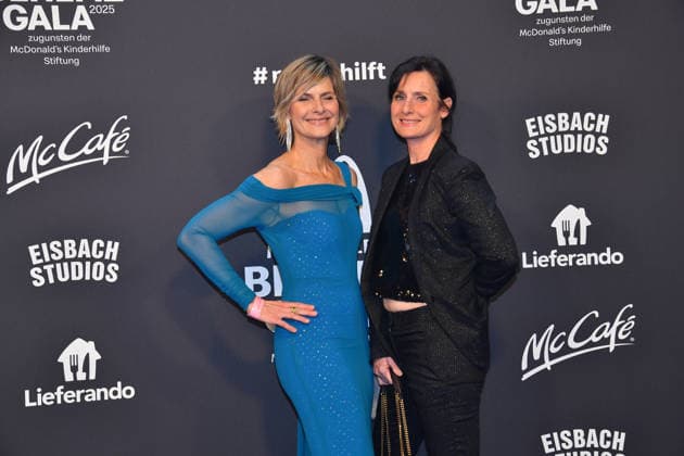 Barbara Hahlweg and Petra Glinski McDonalds Benefit Gala McDonalds Childrens Aid Foundation Eisbach Studios Munich 06 December 2025