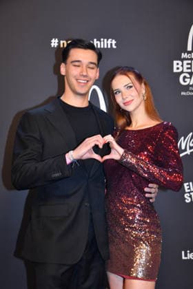 Diego Pooth with girlfriend Louisa Büscher McDonalds Benefit Gala McDonalds Childrens Aid Foundation Eisbach Studios Munich 06 December 2025