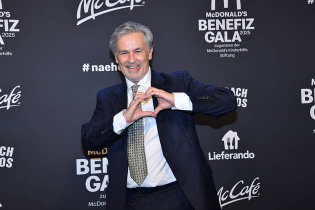 Timothy Peach McDonalds Benefit Gala McDonalds Childrens Aid Foundation Eisbach Studios Munich 06 December 2025