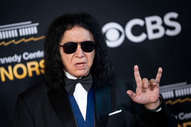 Kennedy Center Honoree Gene Simmons of Kiss arrives on the red carpet for the 48th annual Kennedy Center Honors at the Kennedy Center in Washington DC on Sunday, December 7, 2025. President Donald Trump will host this year s event, which honors songwriter George Strait, actors Michael Crawford and Sylvester Stallone, singer Gloria Gaynor, and the rock band KISS.  WAP20251207512 BONNIExCASH