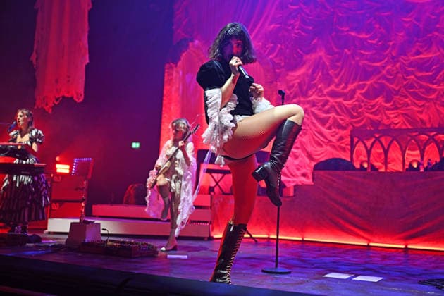 The Last Dinner Party performing at Brixton Academy LONDON, ENGLAND - DECEMBER 07: Abigail Morris of ˜The Last Dinner Party™ performing at Brixton Academy on December 07, 2025 in London, England. CAP MAR MAR Great Britain Copyright: xMartinxHarris CapitalxPicturesx