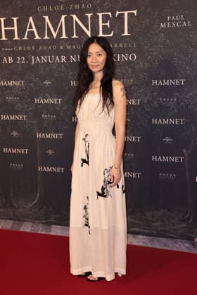 Director Chloe Zhao at the Hamnet cinema premiere on 8 12 2025 at the Delphi Filmpalast in Berlin Hamnet film premiere in Berlin