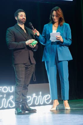 Fou de Patisserie Awards ceremony at the Madeleine theatre Ceremonie des Trophees Fou de Patisserie au theatre de la Madeleine Gateau de Voyage Desty Brami Madeleine By Ferrieres 451373 2025 12 08 Paris France  Copyright: xSebastienxFremontx xStarfacex STAR_451373_015