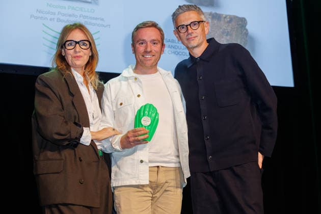 Fou de Patisserie Awards ceremony at the Madeleine theatre Ceremonie des Trophees Fou de Patisserie au theatre de la Madeleine Le Prix du Public Nicolas Paciello The French Bastards 451373 2025 12 08 Paris France  Copyright: xSebastienxFremontx xStarfacex STAR_451373_028