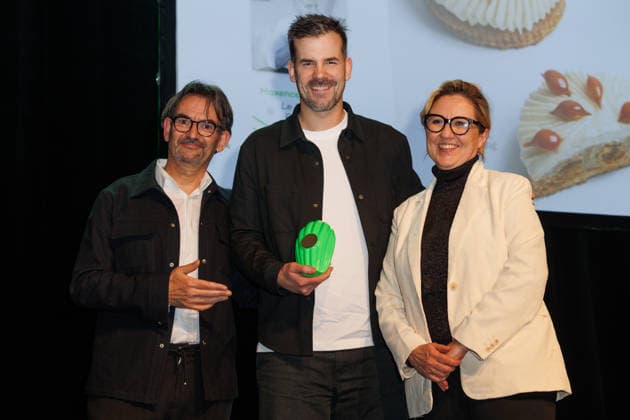 Fou de Patisserie Awards ceremony at the Madeleine theatre Ceremonie des Trophees Fou de Patisserie au theatre de la Madeleine Prix de la Madeleine du Jury Maxence Bardot Le Bristol 451373 2025 12 08 Paris France  Copyright: xSebastienxFremontx xStarfacex STAR_451373_033