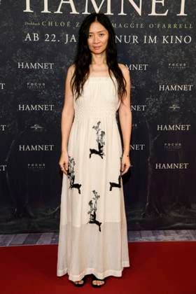 ABBberlin Chloe Zhao Chinese film director on the red carpet at the German premiere of the movie Hamnet at Delphi Filmpalast on 08 12 2025 in Berlin Berlin Germany