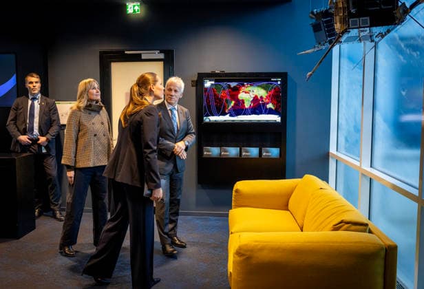 09-12-2025 Norway Princess Ingrid Alexandra visits the Norwegian Space Agency in Oslo. Â  Copyright: xPPEx