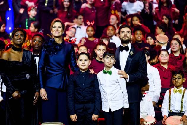 breda, The Netherlands, 2025-12-09 09:11:33 BREDA, December 9, 2025, ChassÃ Theater The 2025 Christmas Music Gala will be filmed at the ChassÃ Theater in Breda. Young musical talent from across the Netherlands will sing alongside well-known artists, presenting beloved Christmas classics and Dutch and international songs in a surprising new format. PHOTO: NLBeeld Patrick van Emst Credit: NL Beeld Patrick van Emst  Copyright: xx x