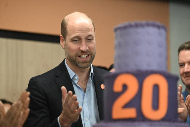 . 09 12 2025. London, United Kingdom. Prince William during a visit to the Centrepoint homeless charityÕs will new offices in London to mark his 20th anniversary as Patron.  xPoolx xi-Imagesx IIM-26446-0005