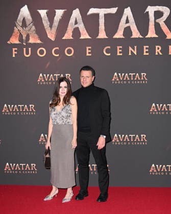 Melzo, Avatar Fire and Ashes Italian Premiere at the Arcadia Cinema. In the photo: Fabrizio Politi, Chiara Iezzi  Copyright: xManuelexMangiarottix xipa-agency.netx xManuelexMangiarottix IPA_Agency_IPA68968490