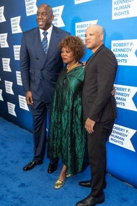 December 9, 2025, Bronx, New York, USA: Earvin Magic Johnson, Alfre Woodard attend Robert F. Kennedy Human Rights Ripple of Hope annual award gala at Hilton Midtown Hotel in New York, NY on December 9, 2025. Bronx USA - ZUMAr339 20251209_znp_r339_075 Copyright: xLevxRadinx