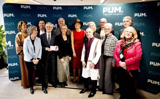 THE HAGUE Queen Maxima attends the PUM Impact Awards ceremony. PUM, founded by the employers organization VNO-NCW, sends experienced Dutch professionals to support small and medium-sized enterprises in developing countries and emerging markets with voluntary advice. ANP HOLLANDSE HOOGTE ROBIN UTRECHT netherlands out - belgium out  Copyright: xx x544490061x originalFilename: 544490061.jpg