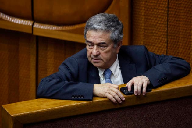 Valparaiso, December 10, 2025 Juan Antonio Coloma during the Senate Session Sebastian Cisternas Aton Chile, Valparaiso Chile Aton 1110877  Copyright: SEBASTIANxCISTERNAS xATONxCHILE