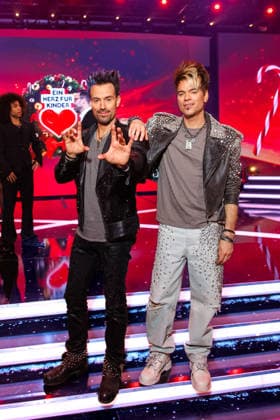 Donation gala Ein Herz für Kinder 2025 Andreas Ehrlich and Chris Ehrlich at the TV donation gala Ein Herz für Kinder at Studio Adlershof on 06 12 2025 in Berlin Copyright: xEventpressxKochanx