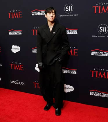 Kevin Woo arrives on the red carpet when TIME Celebrates A Year In TIME at Current at Chelsea Piers on Wednesday, December 10, 2025 in New York City.  NYP20251210125 JohnxAngelillo