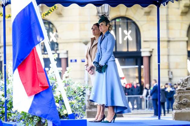Amsterdam, The Netherlands, 2025-12-11 06:30:16 AMSTERDAM, 11-12-2025, Dam Square. State visit of the President of Finland, Alexander Stubb, to the Netherlands. He is accompanied by his wife, Suzanne Innes-Stubb. King Willem-Alexander and Queen Maxima officially welcome the Finnish President and Mrs. Innes-Stubb on Dam Square in Amsterdam. PHOTO: NLBeeld Patrick van Emst Credit: NL Beeld Patrick van Emst  Copyright: xx x