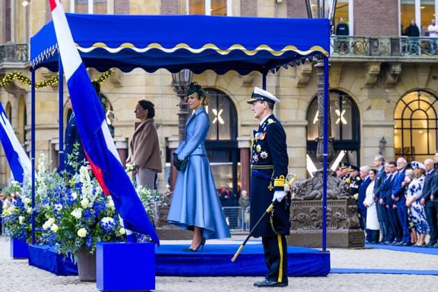 Amsterdam, The Netherlands, 2025-12-11 06:29:48 AMSTERDAM, 11-12-2025, Dam Square. State visit of the President of Finland, Alexander Stubb, to the Netherlands. He is accompanied by his wife, Suzanne Innes-Stubb. King Willem-Alexander and Queen Maxima officially welcome the Finnish President and Mrs. Innes-Stubb on Dam Square in Amsterdam. PHOTO: NLBeeld Patrick van Emst Credit: NL Beeld Patrick van Emst  Copyright: xx x