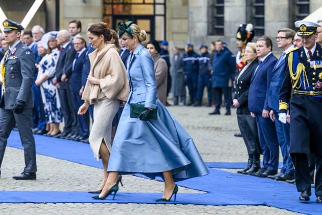 Amsterdam, The Netherlands, 2025-12-11 06:26:58 AMSTERDAM, 11-12-2025, Dam Square. State visit of the President of Finland, Alexander Stubb, to the Netherlands. He is accompanied by his wife, Suzanne Innes-Stubb. King Willem-Alexander and Queen Maxima officially welcome the Finnish President and Mrs. Innes-Stubb on Dam Square in Amsterdam. PHOTO: NLBeeld Patrick van Emst Credit: NL Beeld Patrick van Emst  Copyright: xx x