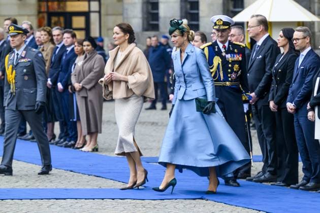 Amsterdam, The Netherlands, 2025-12-11 06:26:56 AMSTERDAM, 11-12-2025, Dam Square. State visit of the President of Finland, Alexander Stubb, to the Netherlands. He is accompanied by his wife, Suzanne Innes-Stubb. King Willem-Alexander and Queen Maxima officially welcome the Finnish President and Mrs. Innes-Stubb on Dam Square in Amsterdam. PHOTO: NLBeeld Patrick van Emst Credit: NL Beeld Patrick van Emst  Copyright: xx x
