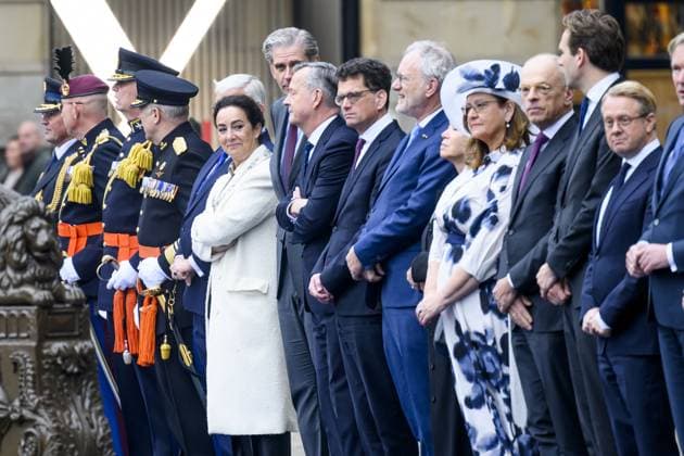 Amsterdam, The Netherlands, 2025-12-11 06:18:29 AMSTERDAM, 11-12-2025, Dam Square. State visit of the President of Finland, Alexander Stubb, to the Netherlands. He is accompanied by his wife, Suzanne Innes-Stubb. King Willem-Alexander and Queen Maxima officially welcome the Finnish President and Mrs. Innes-Stubb on Dam Square in Amsterdam. PHOTO: NLBeeld Patrick van Emst Credit: NL Beeld Patrick van Emst  Copyright: xx x