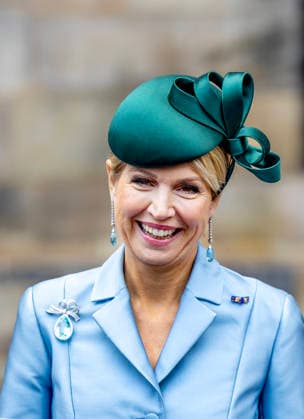 11-12-2025 Amsterdam Queen Maxima with the Finnish President Alexander Stubb and Suzanne Innes-Stubb during the welcome ceremony at the Dam square on the 1st day of the 2 day statevisit to the Netherlands. Â  Copyright: xPPEx
