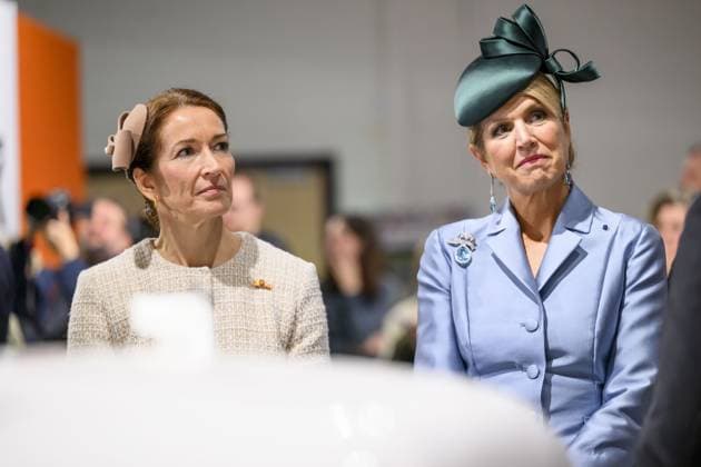 Amsterdam, The Netherlands, 2025-12-11 11:11:26 AMSTERDAM, 11-12-2025, Marineterrein State visit of the President of Finland, Alexander Stubb, to the Netherlands. He is accompanied by his wife, Suzanne Innes-Stubb. At the Marineterrein (MEA), the Royal Couple, the Finnish President, and Mrs. Innes-Stubb will visit the Amsterdam Drone Lab, where they will learn about the use of drones for various civilian purposes, with relevance to the energy and defense sectors. Students and instructors will discuss topics including Defensity College. PHOTO: NLBeeld Patrick van Emst Credit: NL Beeld Patrick van Emst  Copyright: xx x