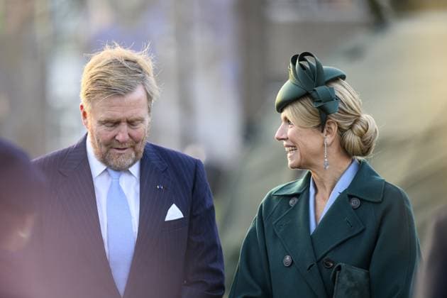 Amsterdam, The Netherlands, 2025-12-11 11:57:58 AMSTERDAM, 11-12-2025, Marineterrein State visit of the President of Finland, Alexander Stubb, to the Netherlands. He is accompanied by his wife, Suzanne Innes-Stubb. At the Marineterrein (MEA), the Royal Couple, the Finnish President, and Mrs. Innes-Stubb will visit the Amsterdam Drone Lab, where they will learn about the use of drones for various civilian purposes, with relevance to the energy and defense sectors. Students and instructors will discuss topics including Defensity College. PHOTO: NLBeeld Patrick van Emst Credit: NL Beeld Patrick van Emst  Copyright: xx x
