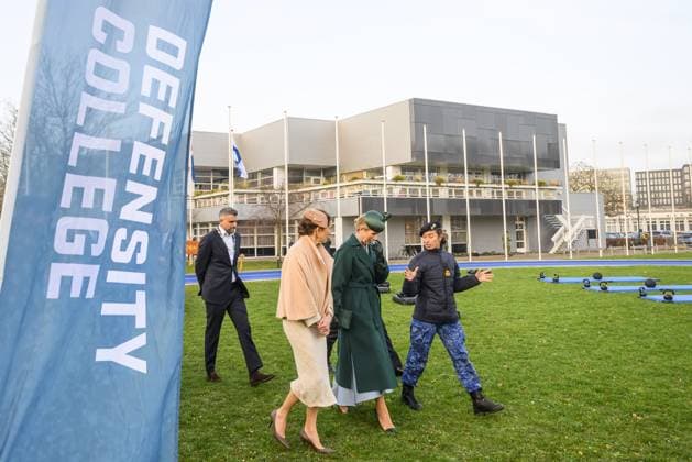 Amsterdam, The Netherlands, 2025-12-11 11:35:38 AMSTERDAM, 11-12-2025, Marineterrein State visit of the President of Finland, Alexander Stubb, to the Netherlands. He is accompanied by his wife, Suzanne Innes-Stubb. At the Marineterrein (MEA), the Royal Couple, the Finnish President, and Mrs. Innes-Stubb will visit the Amsterdam Drone Lab, where they will learn about the use of drones for various civilian purposes, with relevance to the energy and defense sectors. Students and instructors will discuss topics including Defensity College. PHOTO: NLBeeld Patrick van Emst Credit: NL Beeld Patrick van Emst  Copyright: xx x