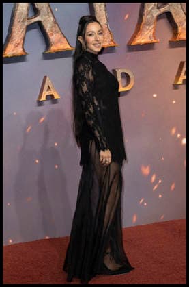 . 11 12 2025. London, United Kingdom. Oona Chaplin arriving at the Avatar: Fire and Ash premiere in London.  xStephenxLockx xi-Imagesx IIM-26449-0023