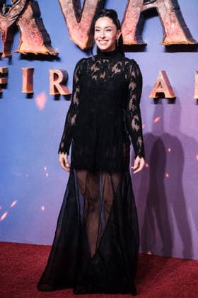 UK Premiere of Avatar: Fire and Ash on Thursday 11 December 2025 Oona Castilla Chaplin seen at the UK Premiere of Avatar: Fire and Ash on Thursday 11 December 2025 at BFI IMAX, London. ., Credit:Julie Edwards Avalon  Copyright: xJuliexEdwardsx xAvalonx 1058518018