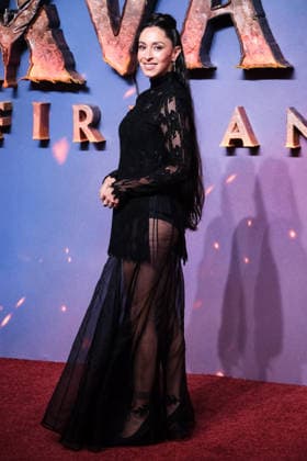 UK Premiere of Avatar: Fire and Ash on Thursday 11 December 2025 Oona Castilla Chaplin seen at the UK Premiere of Avatar: Fire and Ash on Thursday 11 December 2025 at BFI IMAX, London. ., Credit:Julie Edwards Avalon  Copyright: xJuliexEdwardsx xAvalonx 1058518045