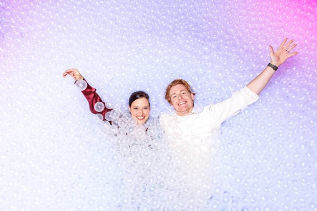 Opening of Bubble Planet The Experience Museum Nadja Jo Klapper and Johannes Heinrichs at the opening of Bubble Planet The Experience Museum for all the Senses at Arena Berlin on 11 12 2025 Copyright: xEventpressxKochanx