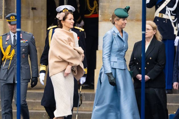 State visit of Finland to the Netherlands, Amsterdam, The Netherlands - 11 Dec 2025 Queen Maxima, Suzanne Innes-Stubb at the Welcome Ceremony on Dam Square in Amsterdam during the state visit of Finland to the Netherlands. Amsterdam The Netherlands  Copyright: xMischaxSchoemakerx