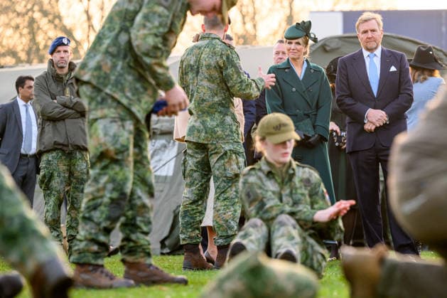 State visit of Finland to the Netherlands, Amsterdam, The Netherlands - 11 Dec 2025 King Willem-Alexander, Queen Maxima during a visit to Defensity College at Marineterrein in Amsterdam during the state visit of Finland to the Netherlands. Amsterdam The Netherlands  Copyright: xDPPA ANx