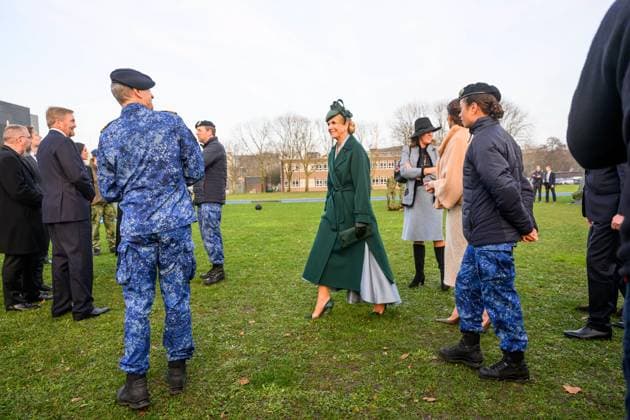State visit of Finland to the Netherlands, Amsterdam, The Netherlands - 11 Dec 2025 King Willem-Alexander, Queen Maxima during a visit to Defensity College at Marineterrein in Amsterdam during the state visit of Finland to the Netherlands. Amsterdam The Netherlands  Copyright: xDPPA ANx