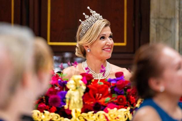 State visit of Finland to the Netherlands, Amsterdam, The Netherlands - 11 Dec 2025 Queen Maxima during the state banquet at the Royal Palace in Amsterdam during the state visit of Finland to the Netherlands. Amsterdam The Netherlands  Copyright: xMischaxSchoemakerx