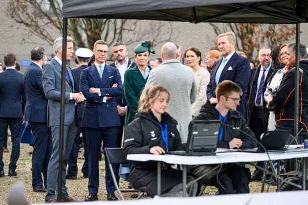 State visit of Finland to the Netherlands, Amsterdam, The Netherlands - 11 Dec 2025 King Willem-Alexander, Queen Maxima, President Alexander Stubb, Suzanne Innes-Stubb during a visit to Amsterdam Drone Lab at Marineterrein in Amsterdam during the state visit of Finland to the Netherlands. Amsterdam The Netherlands  Copyright: xDPPA ANx
