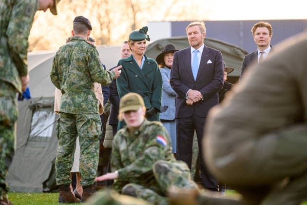 State visit of Finland to the Netherlands, Amsterdam, The Netherlands - 11 Dec 2025 King Willem-Alexander, Queen Maxima during a visit to Defensity College at Marineterrein in Amsterdam during the state visit of Finland to the Netherlands. Amsterdam The Netherlands  Copyright: xDPPA ANx