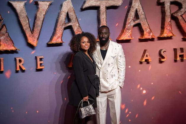 Avatar: Fire And Ash UK Premiere in London - 11 Dec 2025 Marcel Badiane-Robin and Fleur East attend the Avatar: Fire And Ash UK Premiere at BFI IMAX Waterloo. London United Kingdom Copyright: xLoredanaxSangiulianox xSOPAxImagesx LSangiuliano-4501