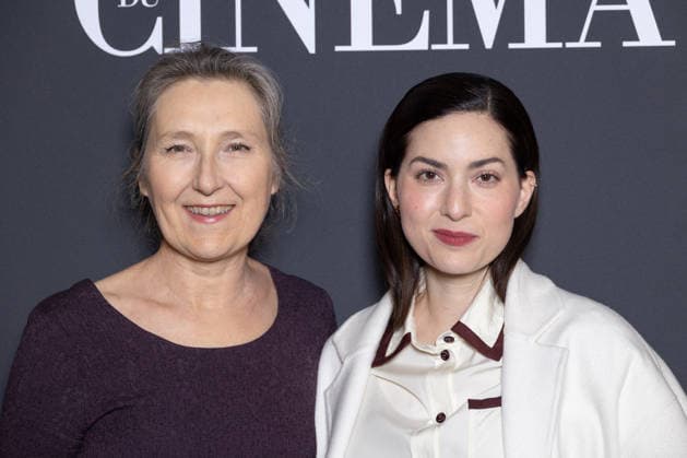 Andre Bazin - Cahiers Du Cinema Prize Marie Darrieussecq, Rebecca Zlotowski attends the Andre Bazin - Cahiers Du Cinema-Chanel Prize at La Coupole on December 11, 2025 in Paris, France. Photo by Nasser Berzane ABACAPRESS.COM Paris France  Copyright: xBerzanexNasser ABACAx
