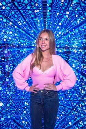 ABBberlin Dalia Mya as guest at the opening of Bubble Planet The Experience Museum for All Senses at Arena Berlin 11 12 2025 Berlin Germany