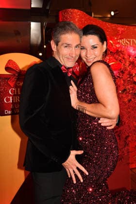 Christian Polanc and Laura Brand at Cathy s Charity Christmas Event at the Living Hotel Das Viktualienmarkt on 11 12 2025 in Munich Cathy Hummels Charity Christmas Event in Munich