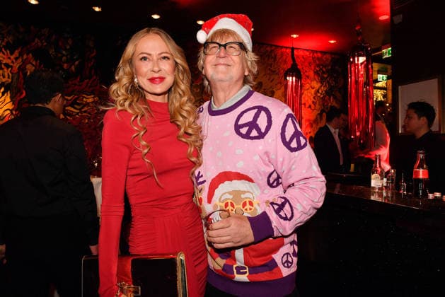 Jenny Elvers and Martin Krug at Cathy s Charity Christmas Event at the Living Hotel Das Viktualienmarkt on 11 12 2025 in Munich Cathy Hummels Charity Christmas Event in Munich