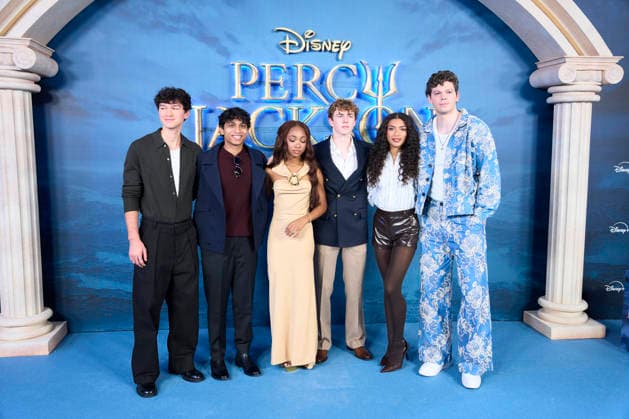 Percy Jackson and the Olympians’ Madrid Premiere - Spain Charlie Bushnell, Aryan Simhadri, Leah Sava Jeffries, Walker Scobell, Dior Goodjohn, Daniel Diemer attends ‘Percy Jackson and the Olympians’ Premiere during a Fan Event at Calderon Theatre on December 13, 2025 in Madrid, Spain. Photo by ABACAPRESS.COM Madrid Madrid Spain  Copyright: xABACAx
